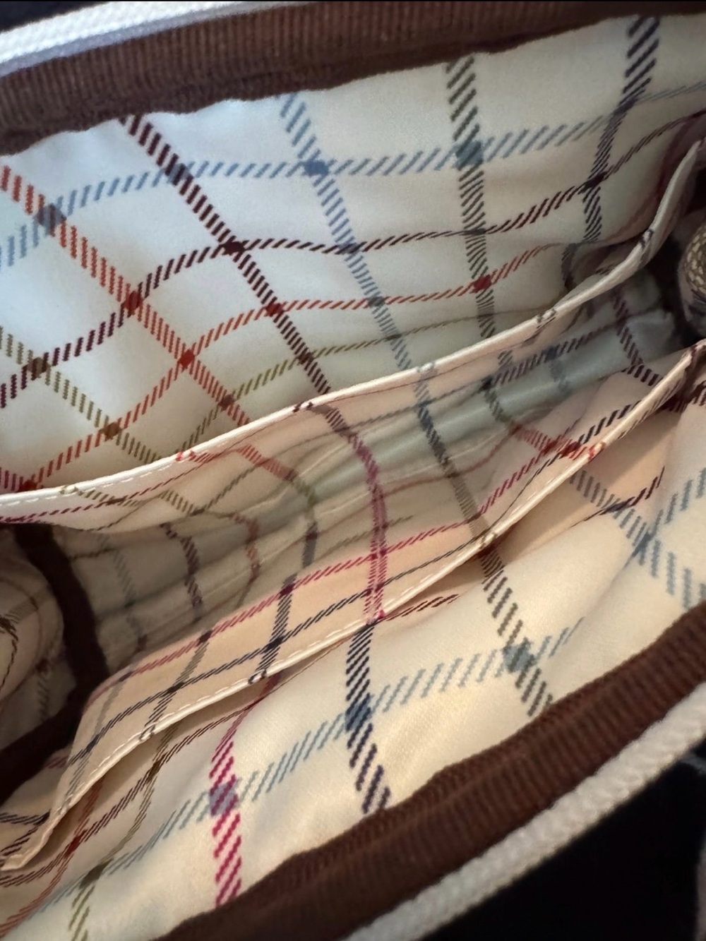 Coach Signature Heritage Stripe Cosmetic Pouch, includes hang tag - Picture 7 of 9